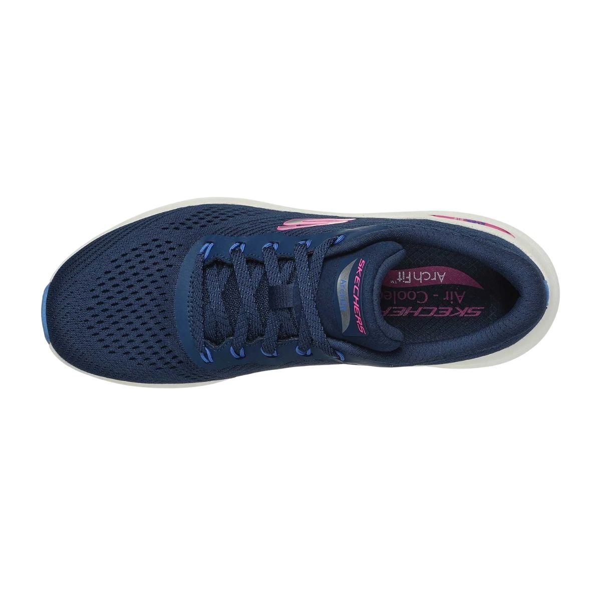 Tênis Running Feminino Skechers Arch Fit 2.0 Big League Azul Azul 6