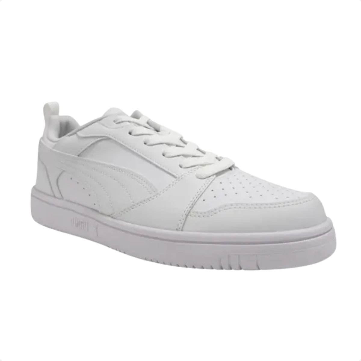 Tênis Casual Masculino Puma Rebound V6 Low Bdp Branco Branco 2