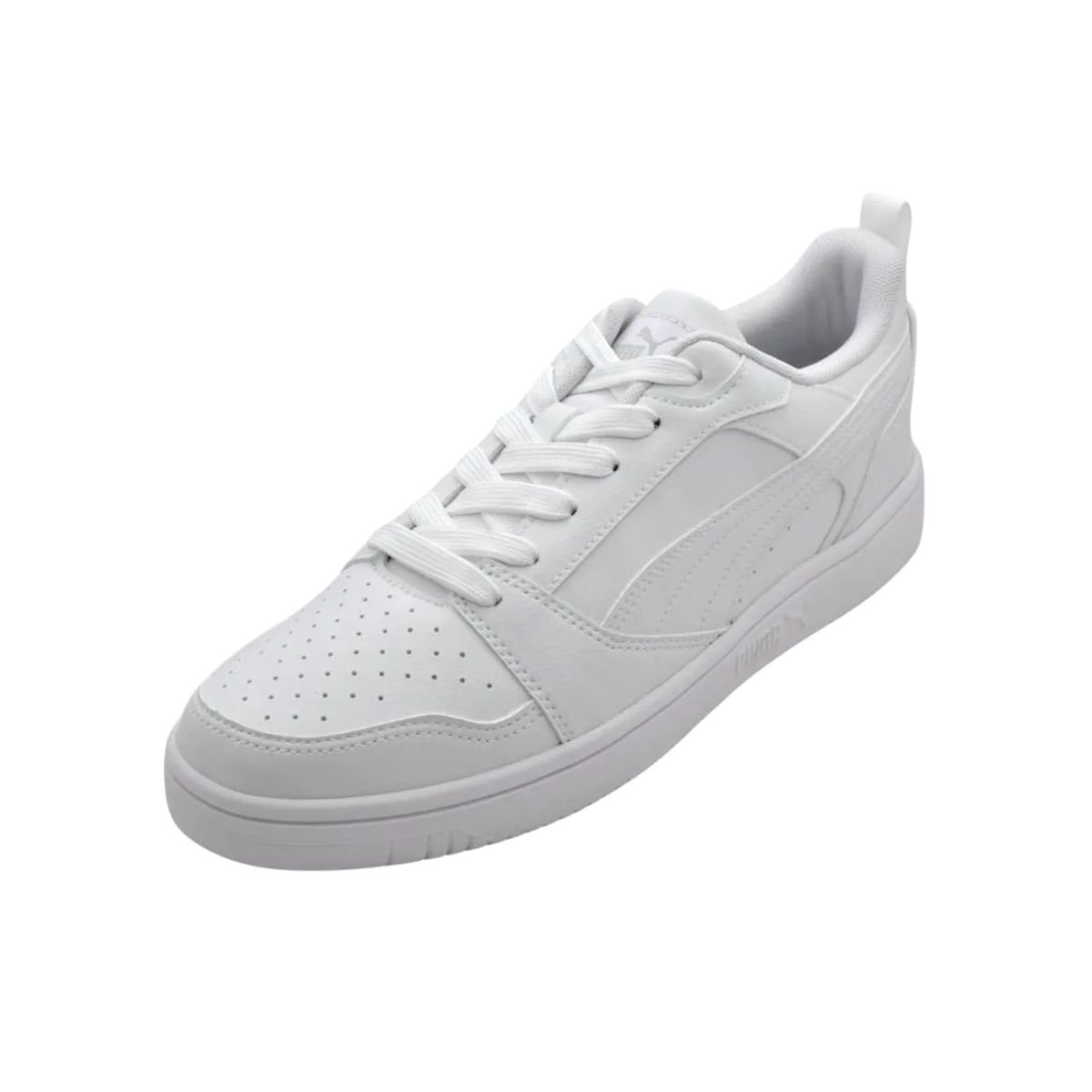 Tênis Casual Masculino Puma Rebound V6 Low Bdp Branco Branco 3