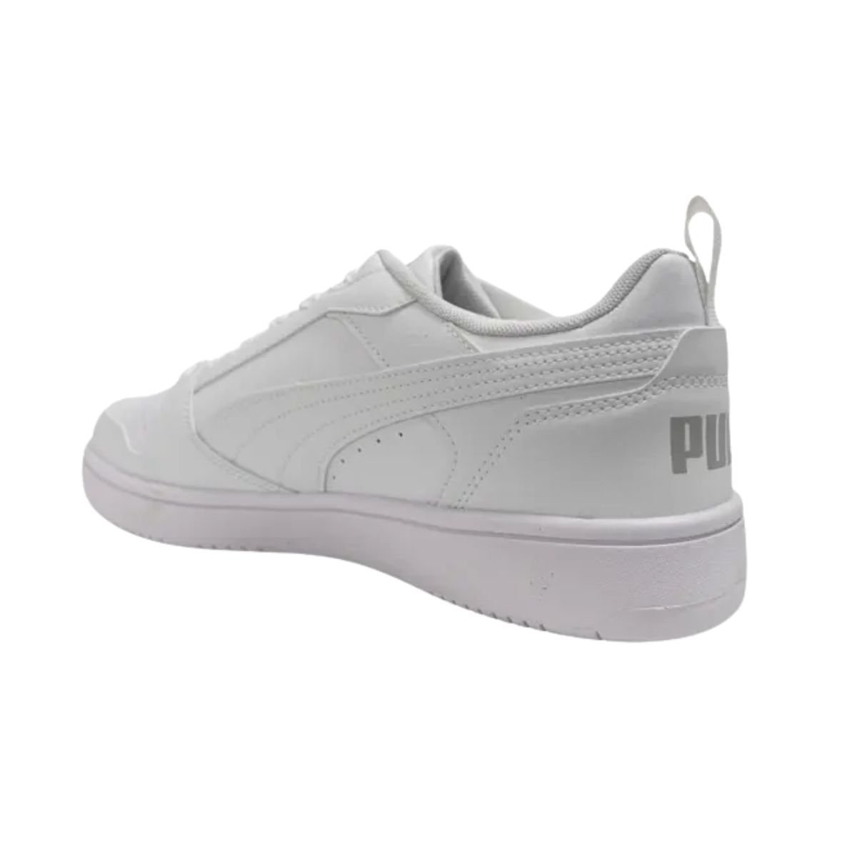 Tênis Casual Masculino Puma Rebound V6 Low Bdp Branco Branco 5