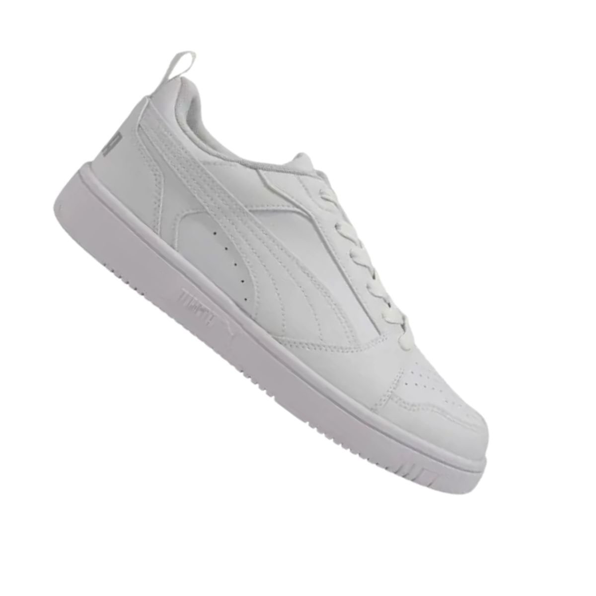 Tênis Casual Masculino Puma Rebound V6 Low Bdp Branco Branco 7