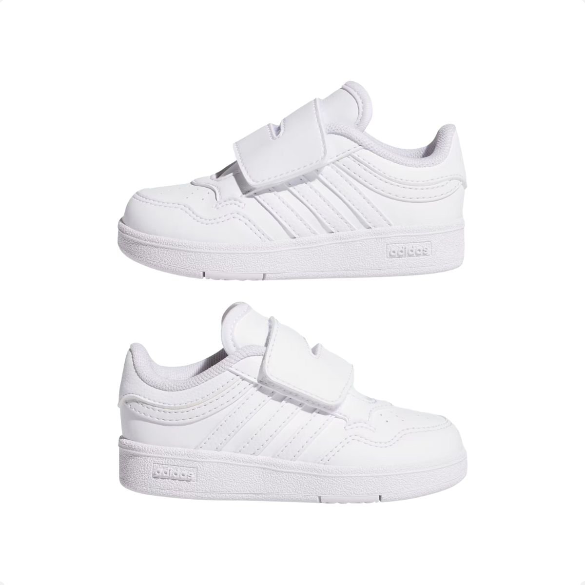 Tenis Casual Infantil Adidas Hoops 4.0 Branco Branco 5