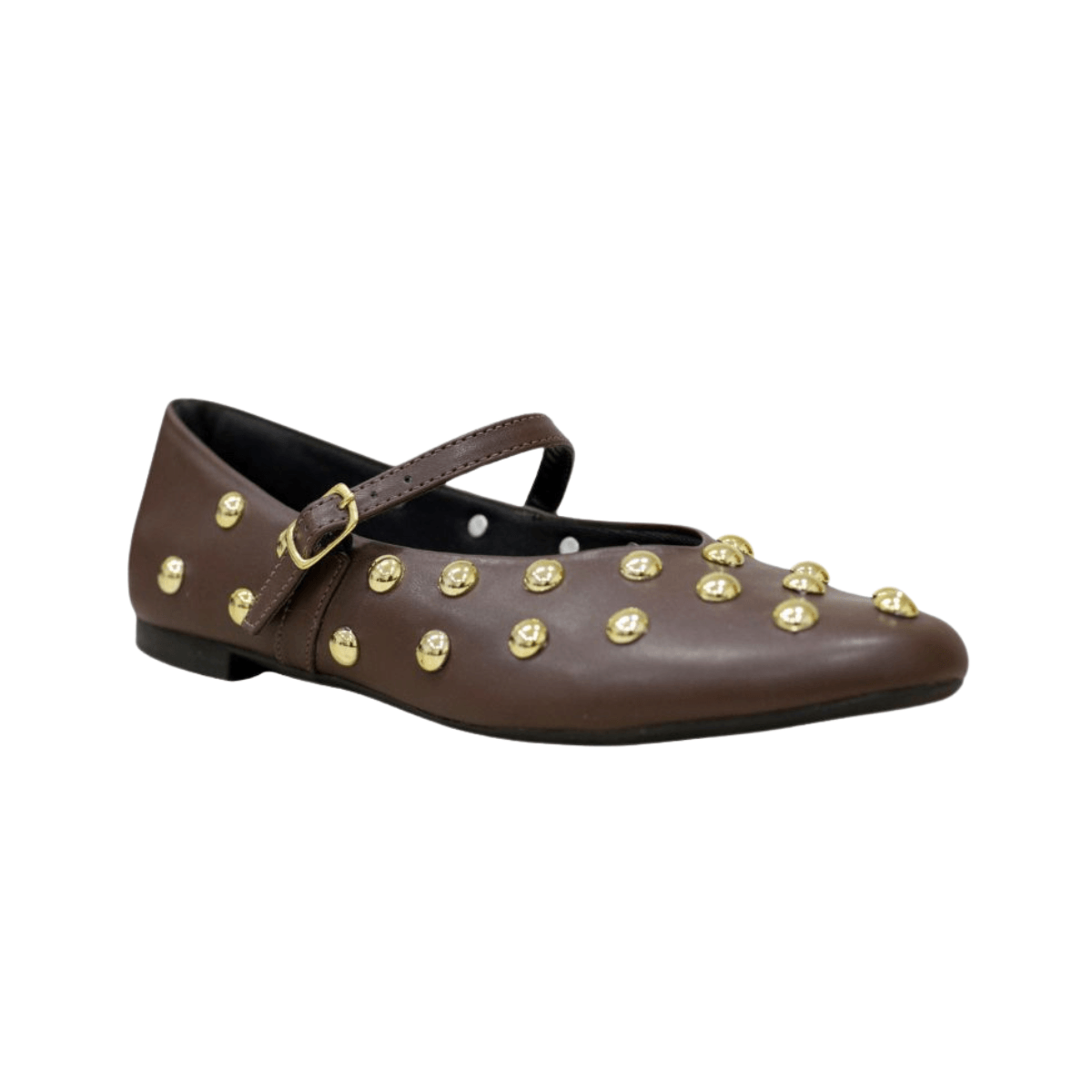Sapatilha Classy Brown Gold Marrom 2