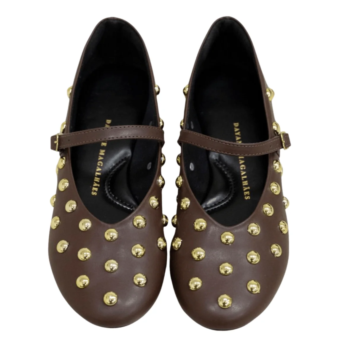 Sapatilha Classy Brown Gold Marrom 4