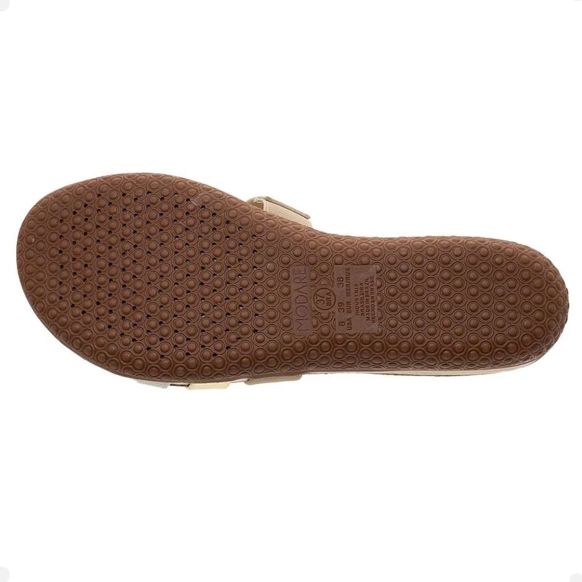 Tamanco Feminino Anabela Modare Bege Bege 4