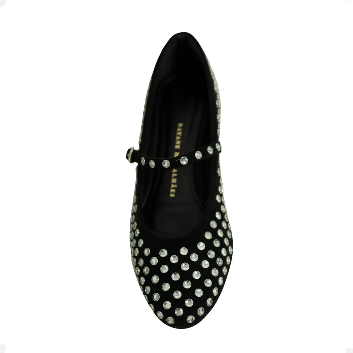 Sapatilha Classy Black Diamond Preto 3