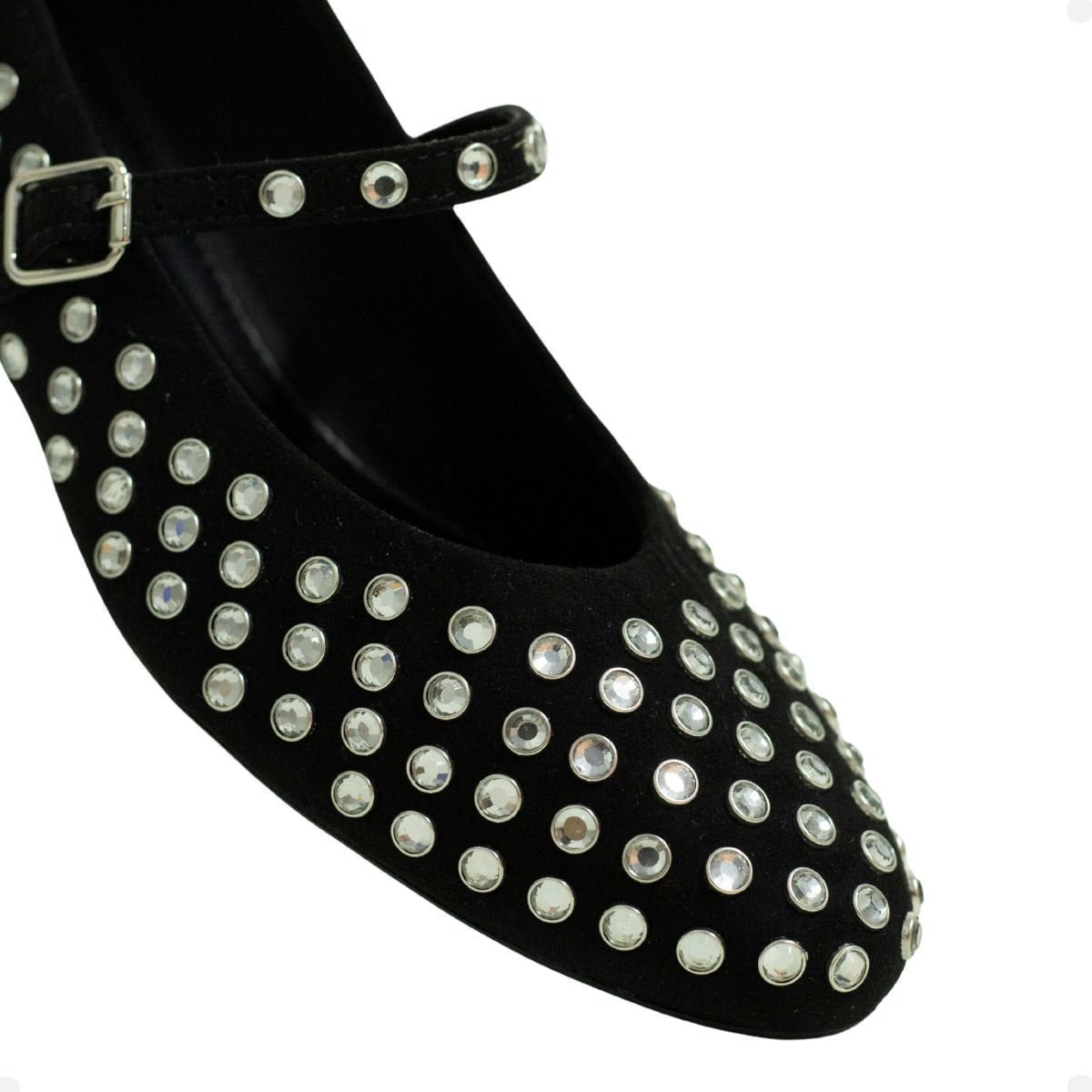 Sapatilha Classy Black Diamond Preto 4