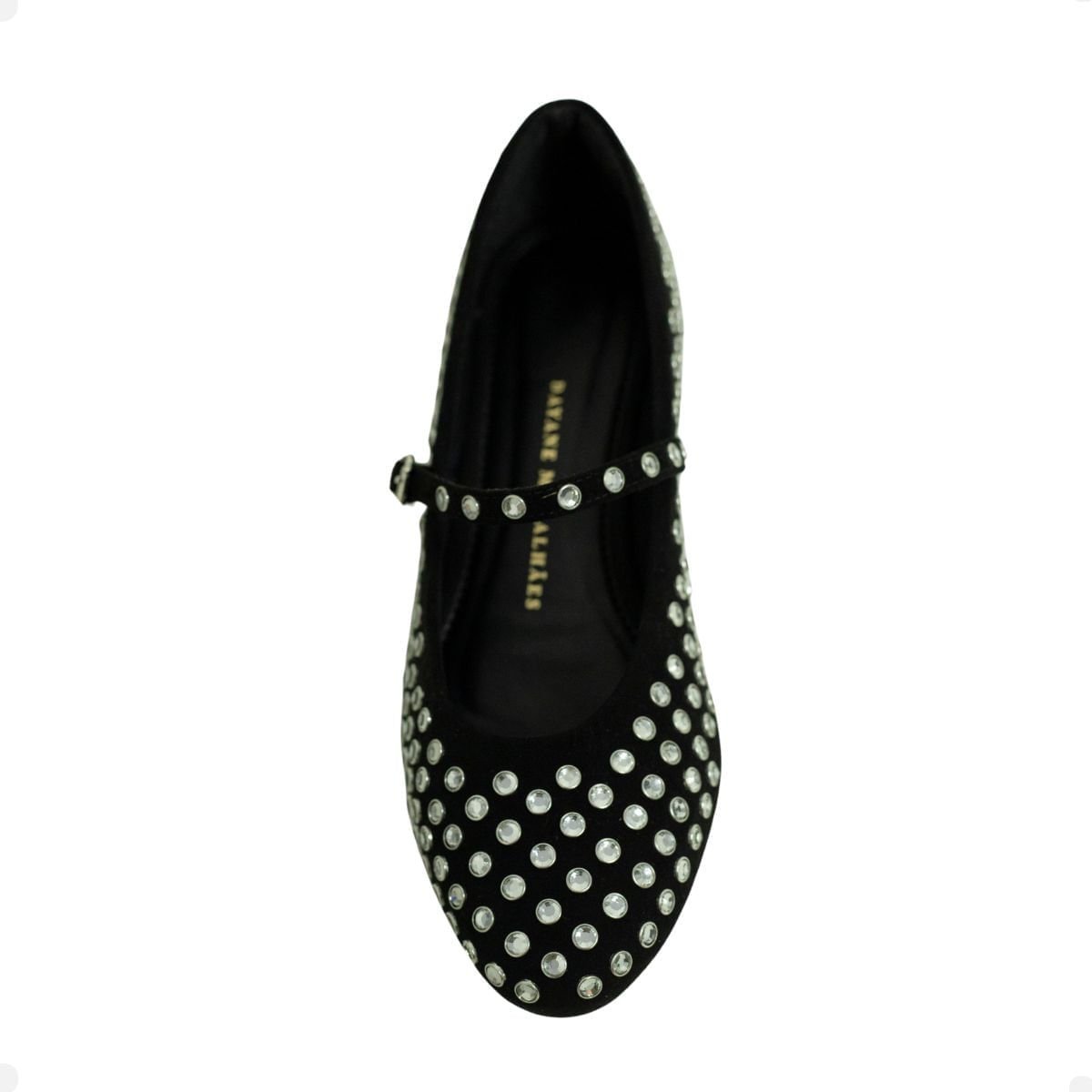 Sapatilha Classy Black Diamond Preto 3