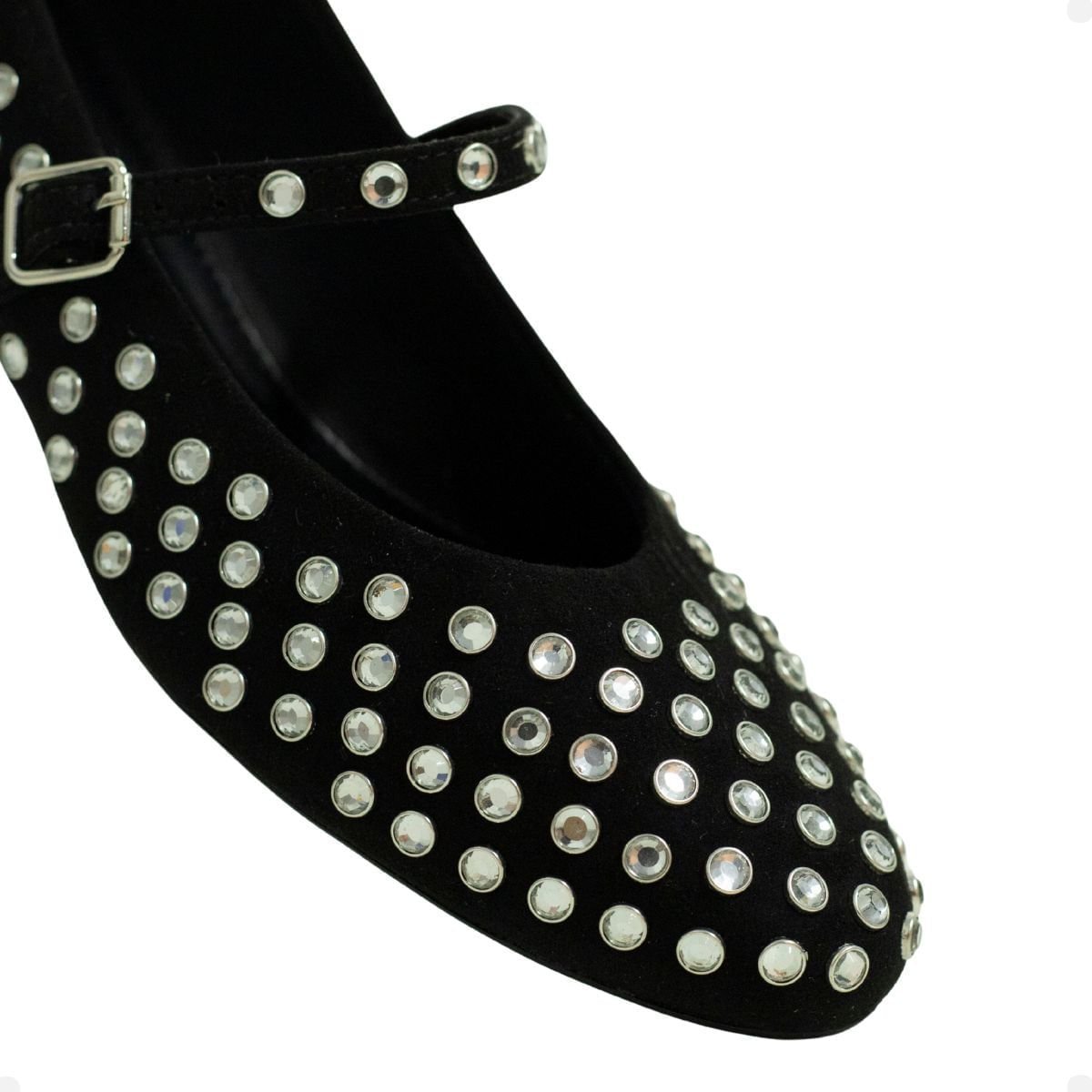 Sapatilha Classy Black Diamond Preto 4
