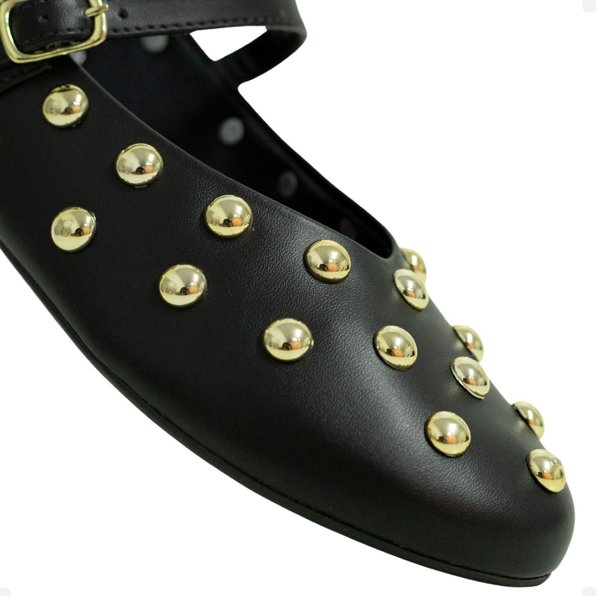 Sapatilha Classy Black Gold Preto 4