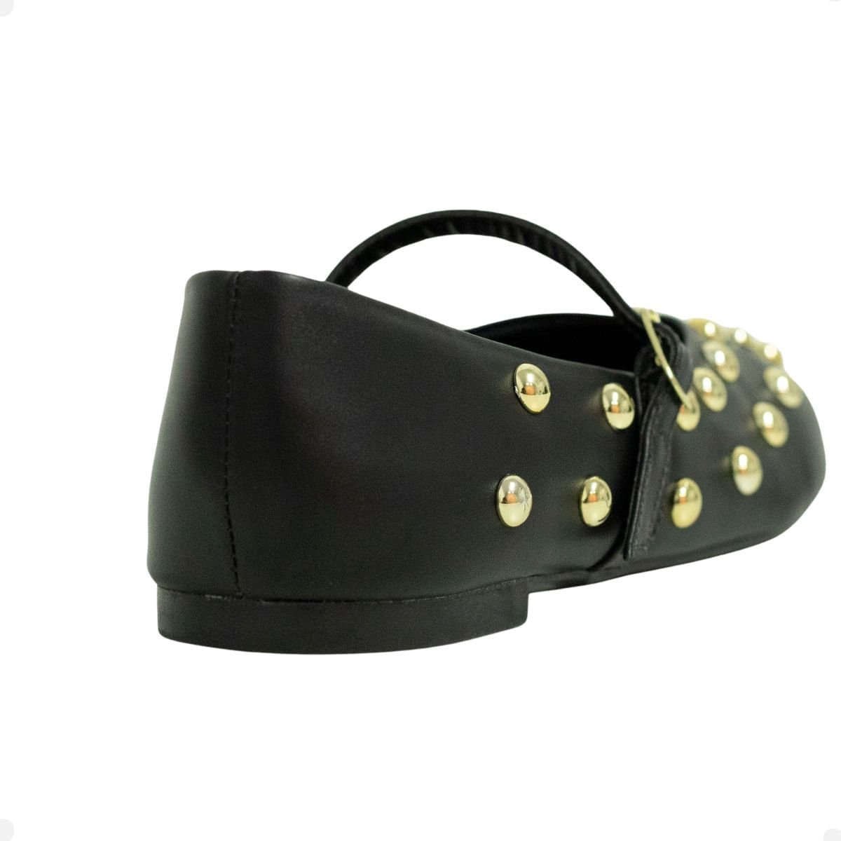 Sapatilha Classy Black Gold Preto 5
