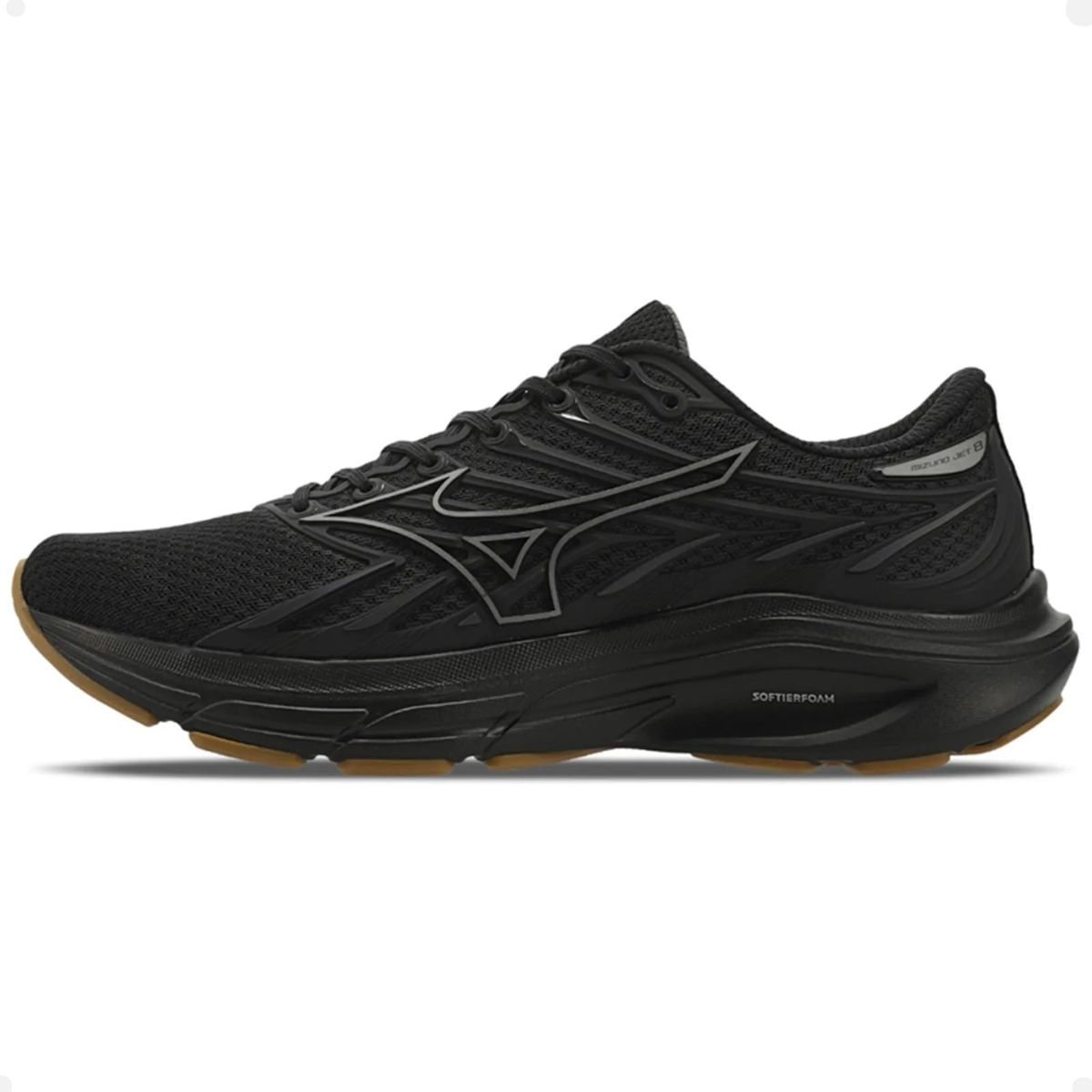 Tênis Corrida Masculino Mizuno Jet 8 Preto Preto 2