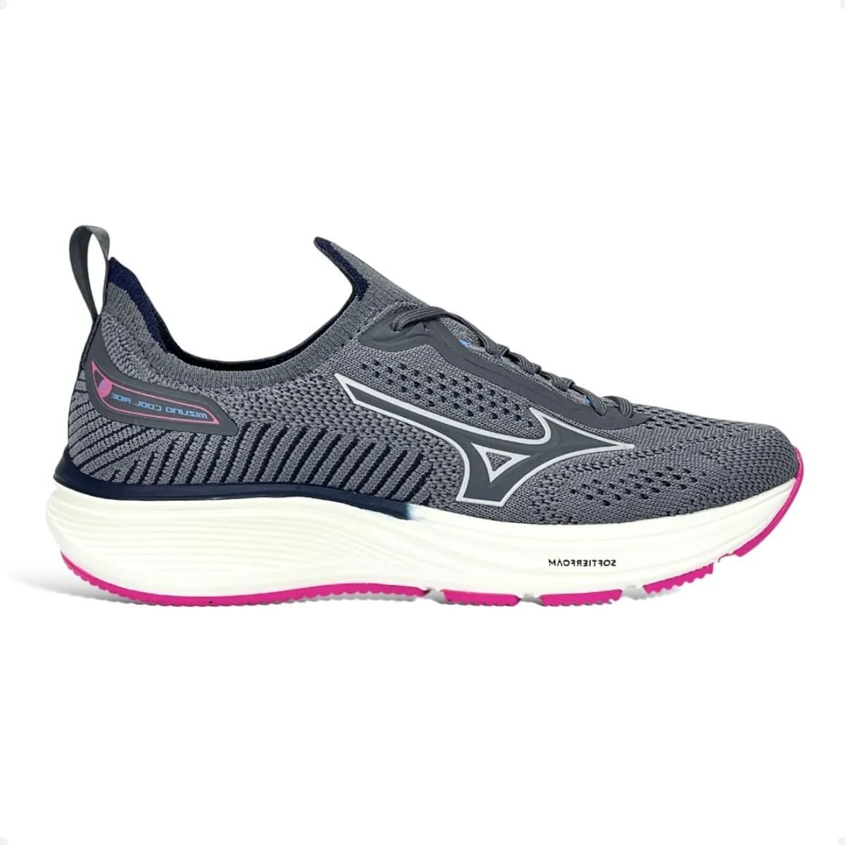 Tênis Running Feminino Mizuno Cool Ride 3 Chumbo Cinza 2