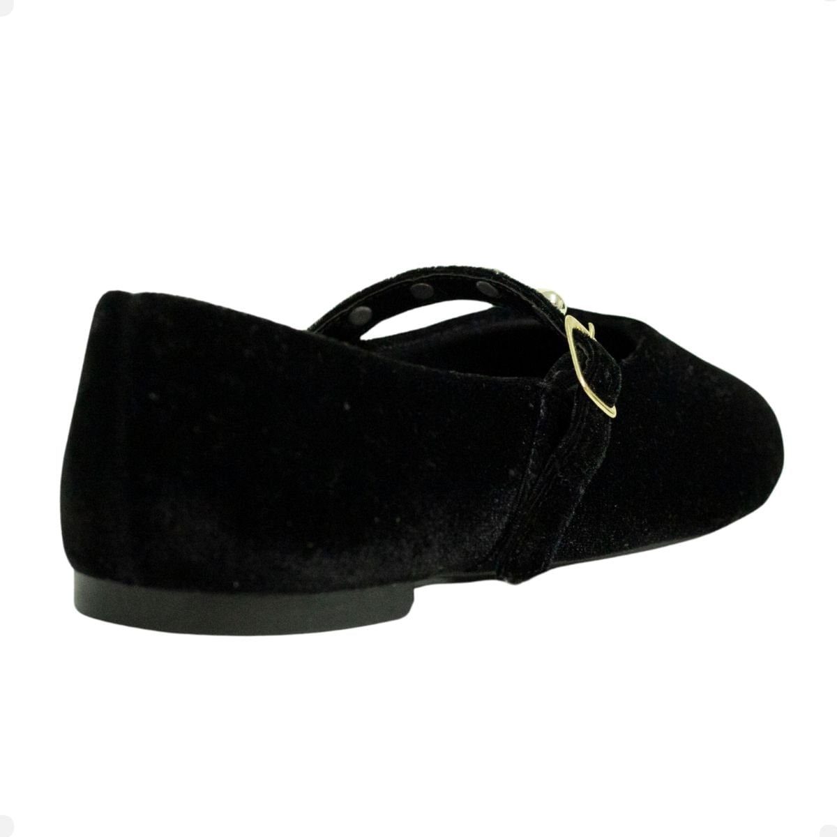 Sapatilha Classy Preta Com Spikes Preto 5
