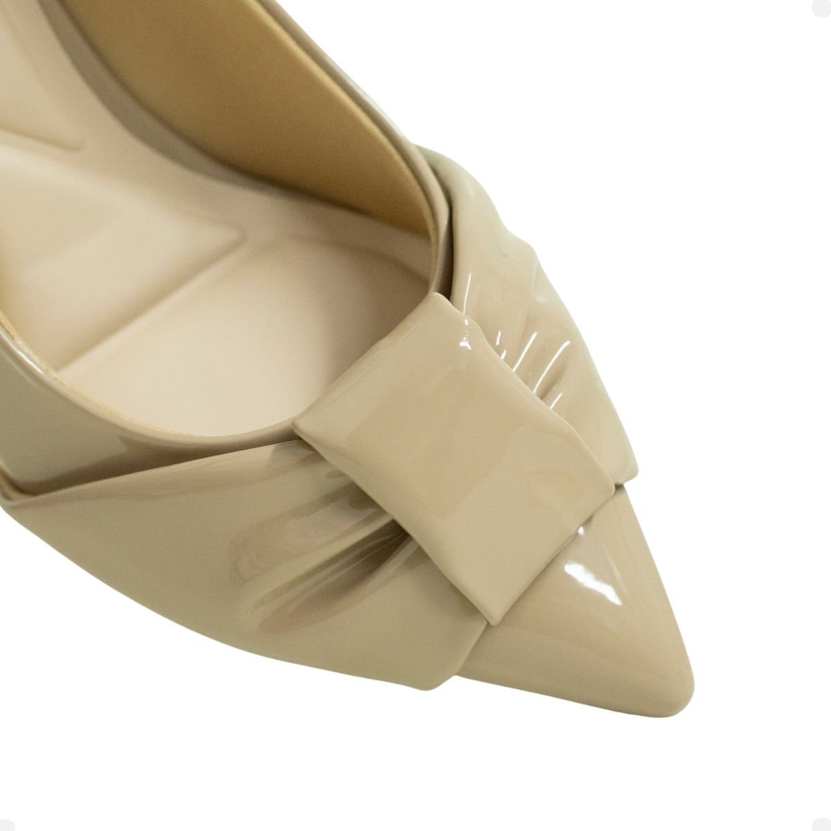 Slingback Nó Obsession Nude Branco 5