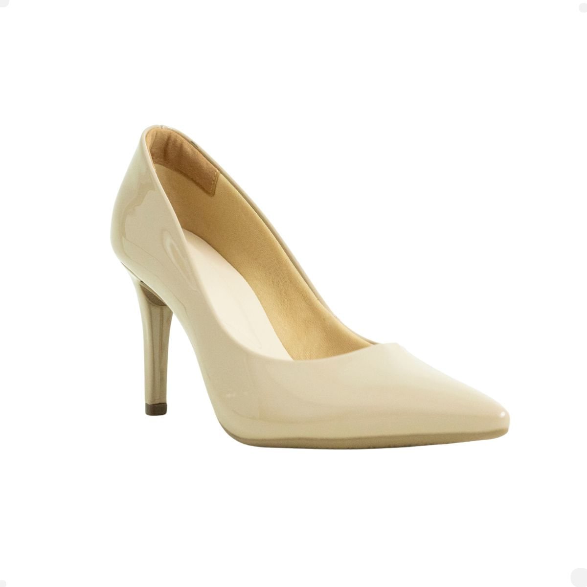 Scarpin Obsession Nude DM Branco 2