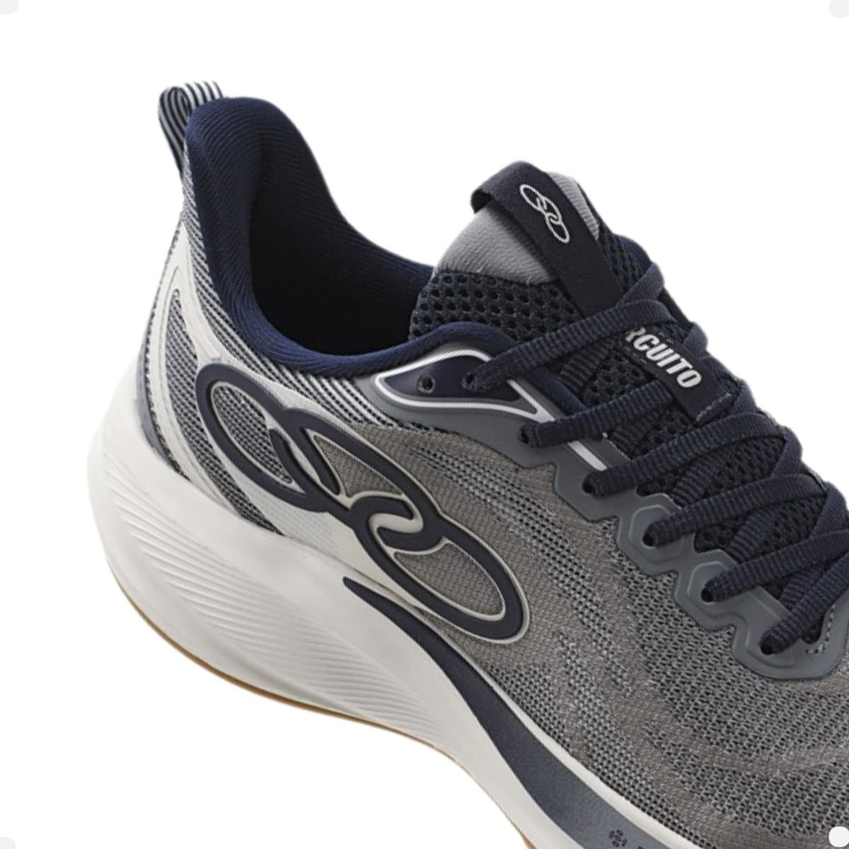 Tenis Running Masculino Running Olympikus Circuito Cinza Cinza 4