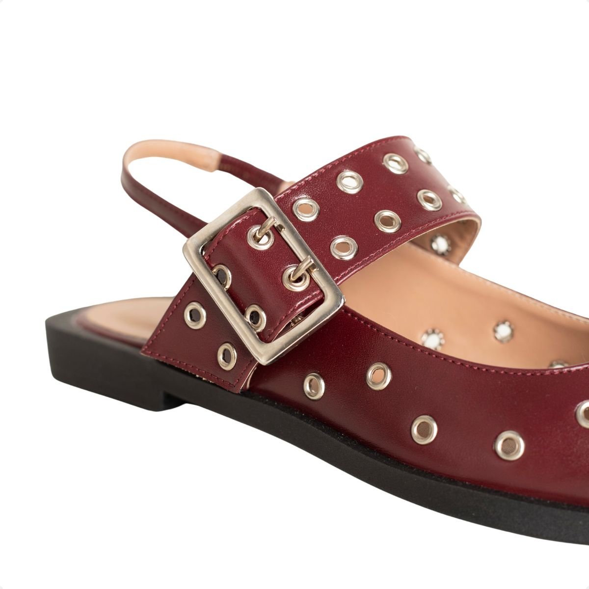 Slingback Royal Obsession Vinho Marrom 3