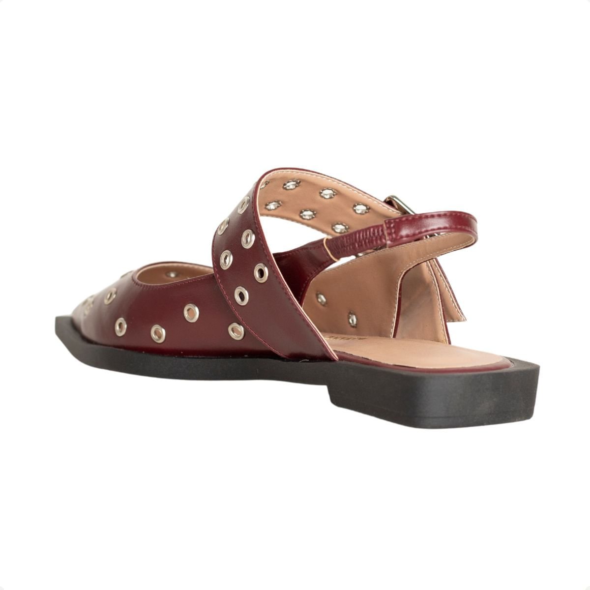 Slingback Royal Obsession Vinho Marrom 5