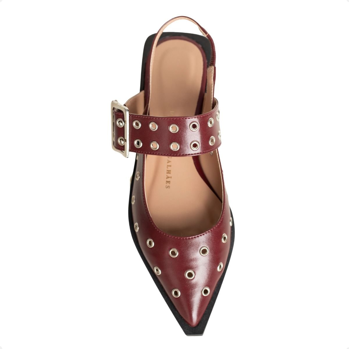 Slingback Royal Obsession Vinho Marrom 6