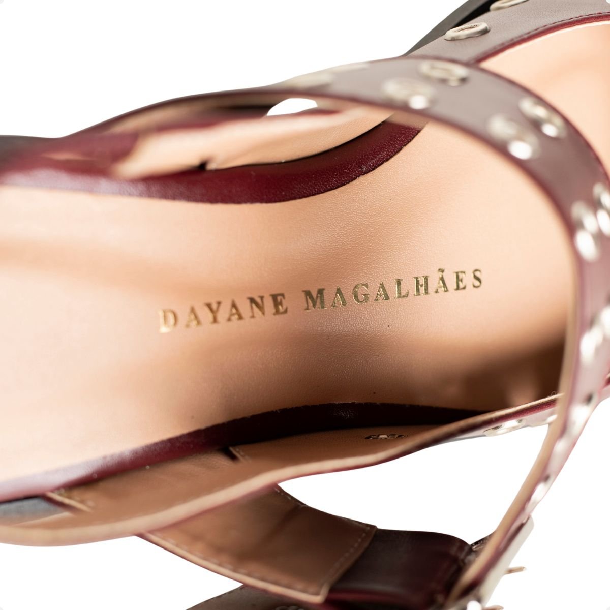 Slingback Royal Obsession Vinho Marrom 7