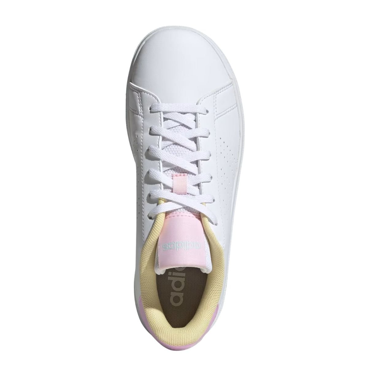 Tênis Casual Infantil Adidas Advantage Base Junior Branco Branco 3