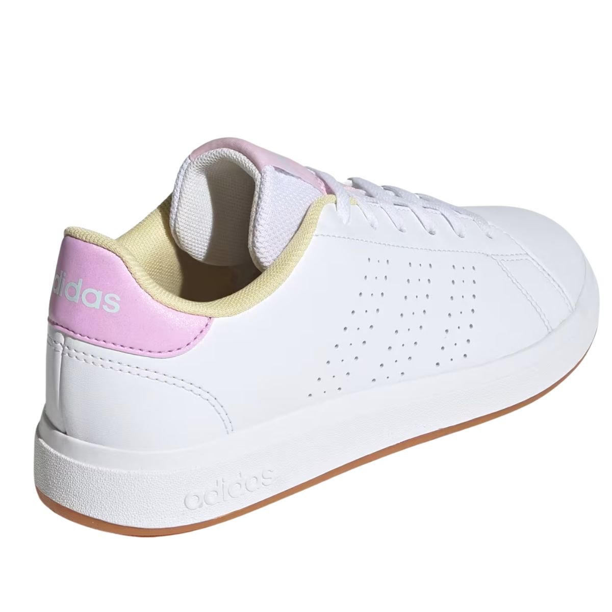 Tênis Casual Infantil Adidas Advantage Base Junior Branco Branco 4