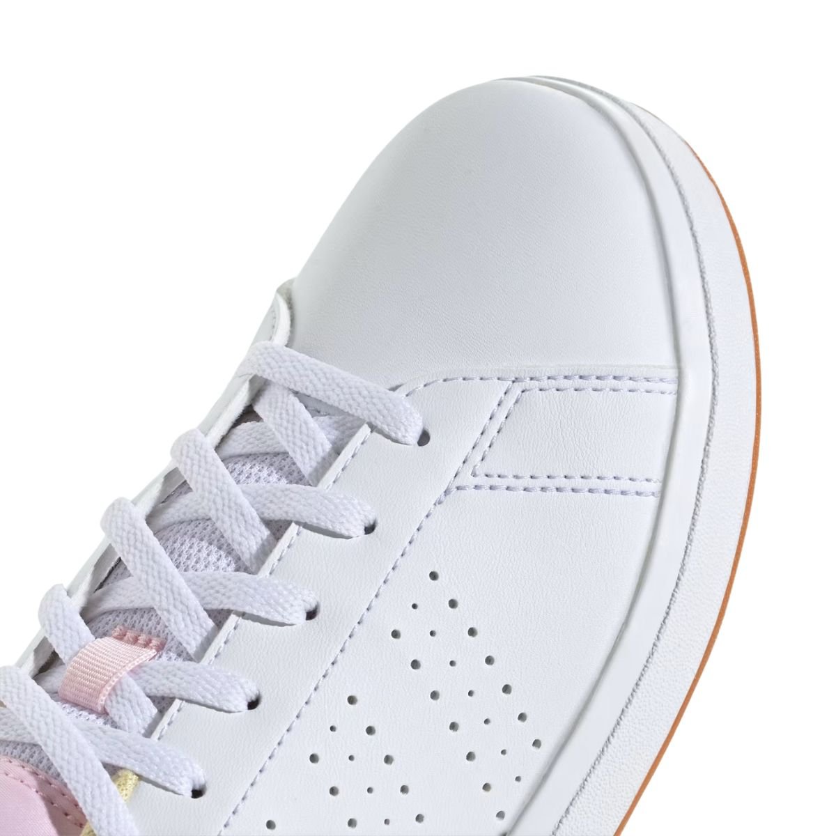 Tênis Casual Infantil Adidas Advantage Base Junior Branco Branco 5