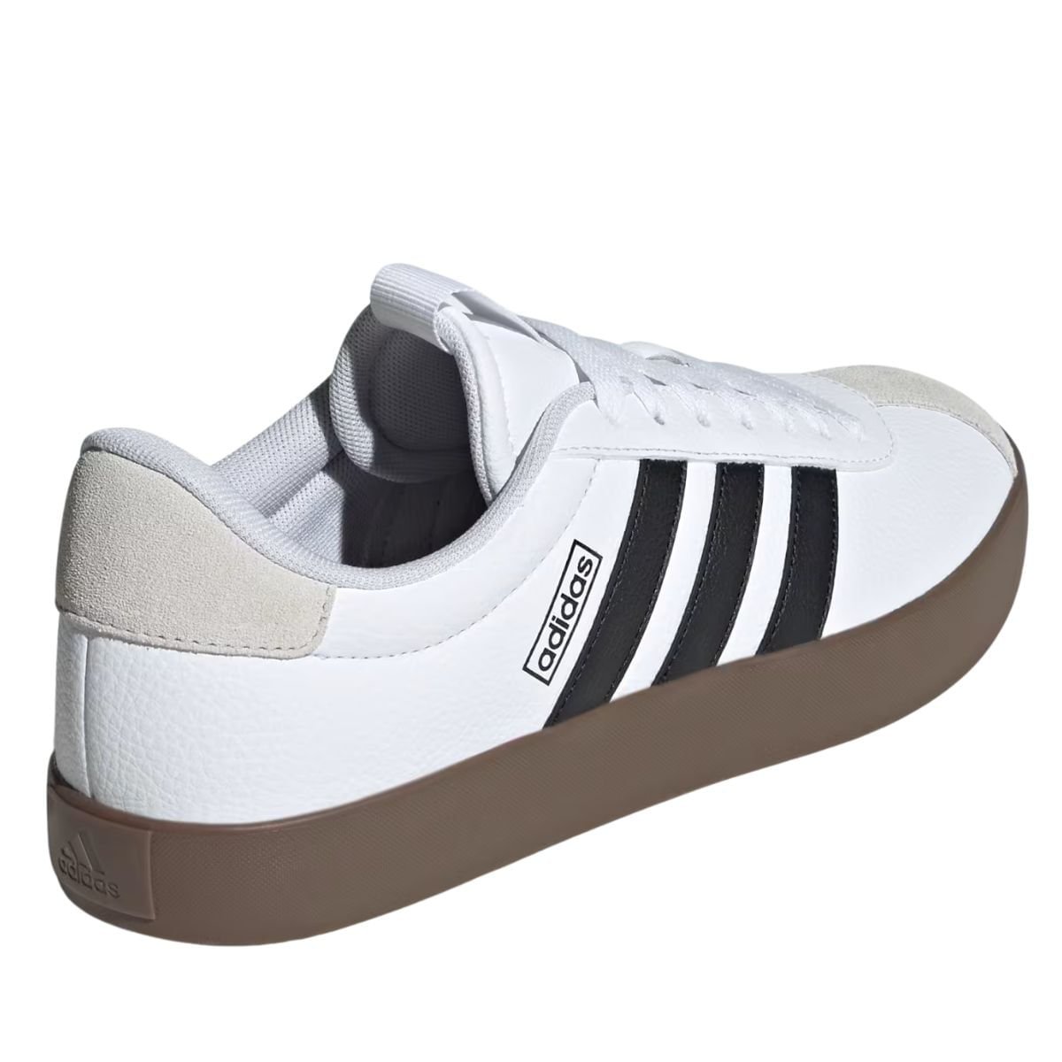 Tênis Casual Masculino Adidas Vl Court Branco Branco 4