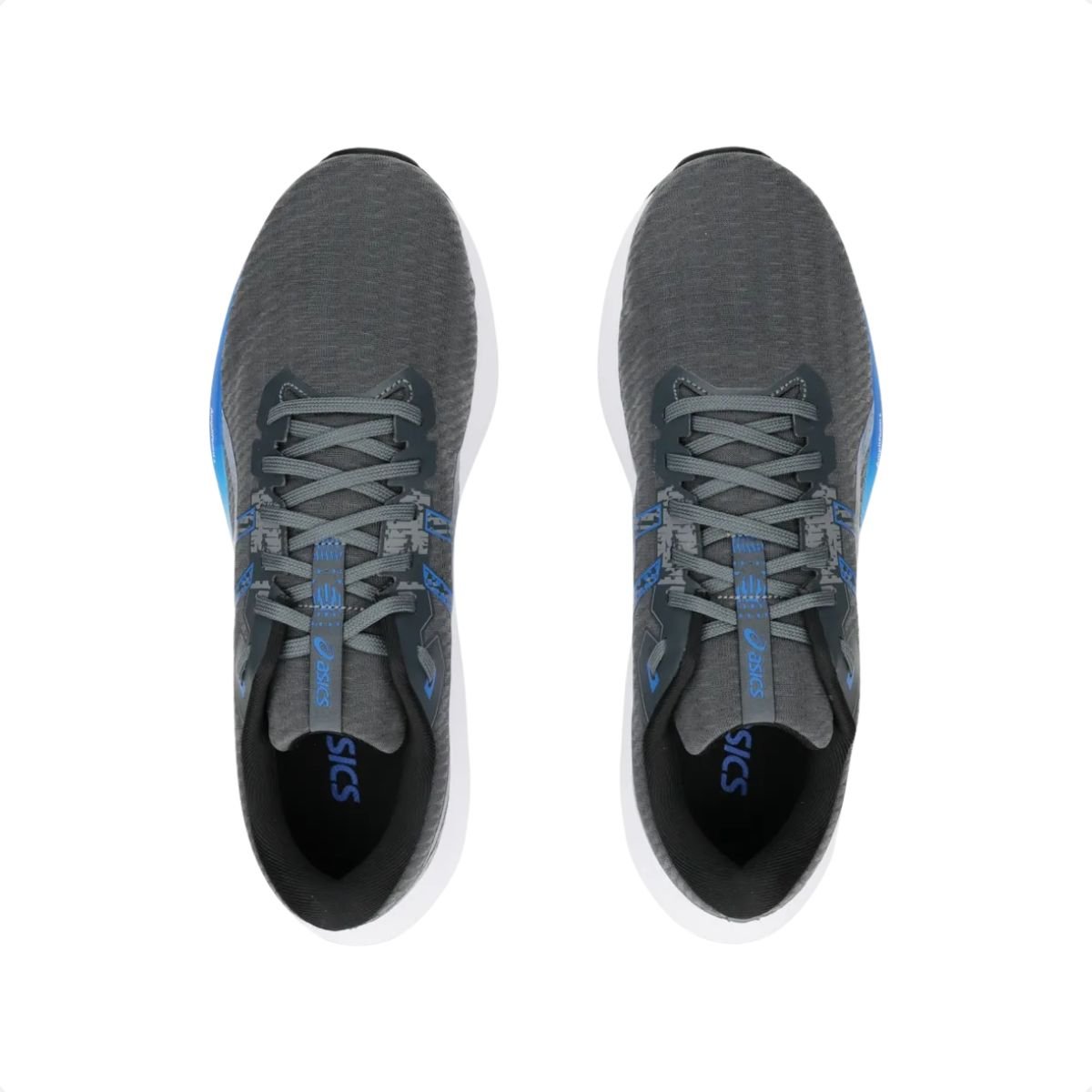 Tênis Running Masculino Asics Gel-Shogun 7 Chumbo E Azul Preto 3