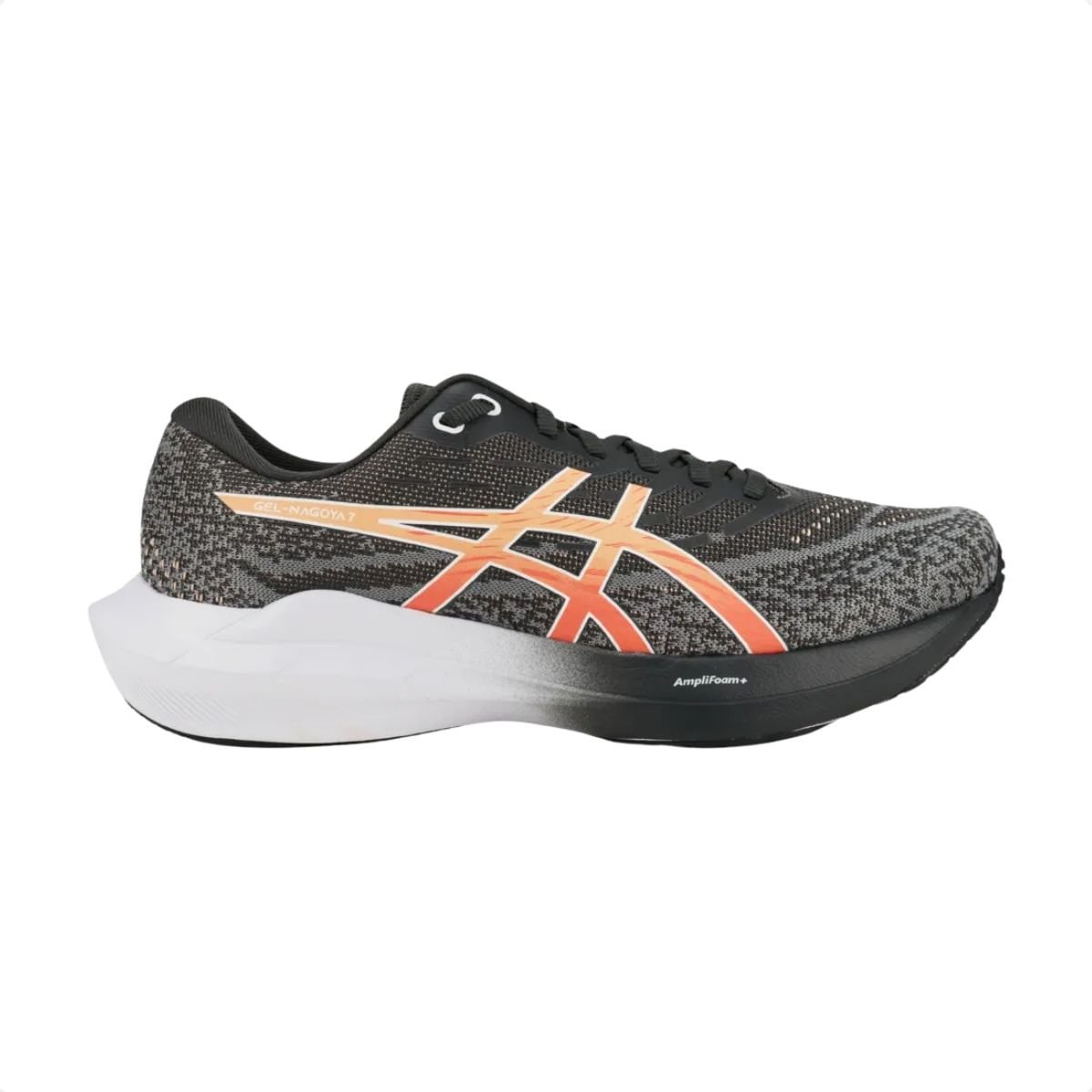 Tênis Running Masculino Asics Gel-Nagoya Chumbo E Laranja Preto