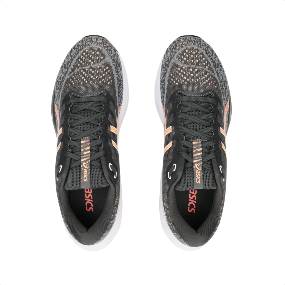 Tênis Running Masculino Asics Gel-Nagoya 7 Chumbo E Laranja Preto 3