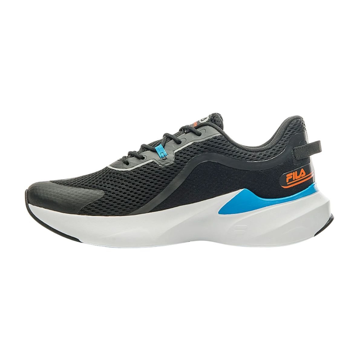 Tênis Running Masculino Fila Recovery Preto Preto 2