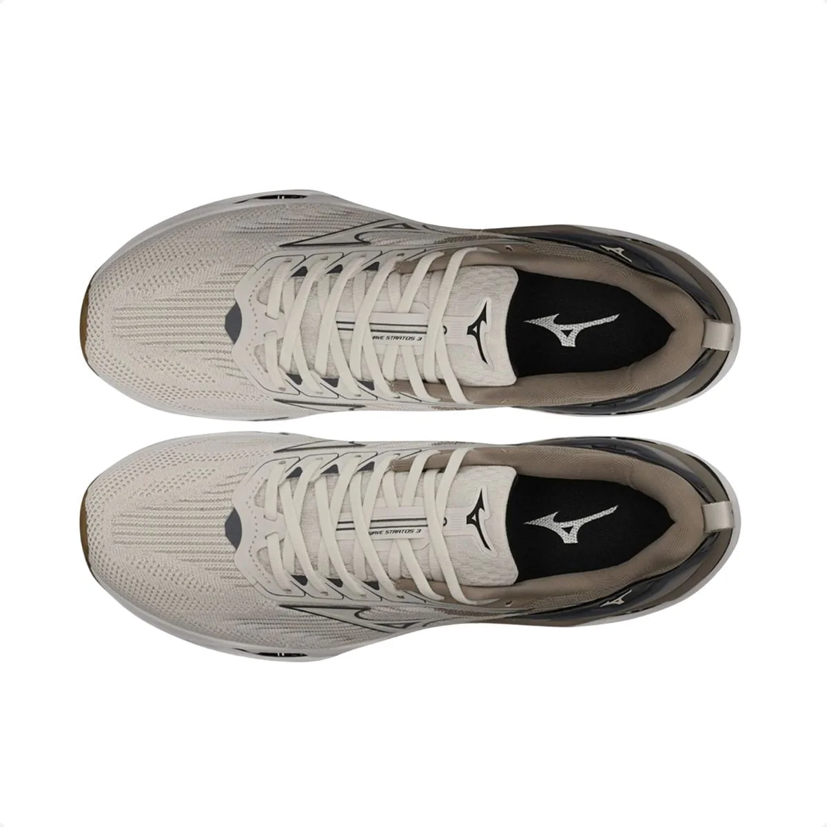 Tênis Running Masculino Mizuno Wave Stratos 3 Bege Arenito 2