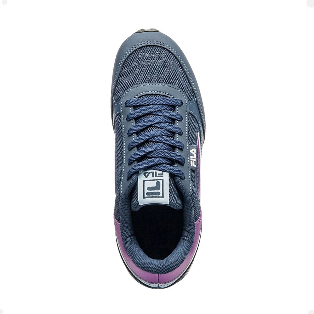 Tenis Casual Fem Fila Renno Classic F02l00259-6663 Azul 3