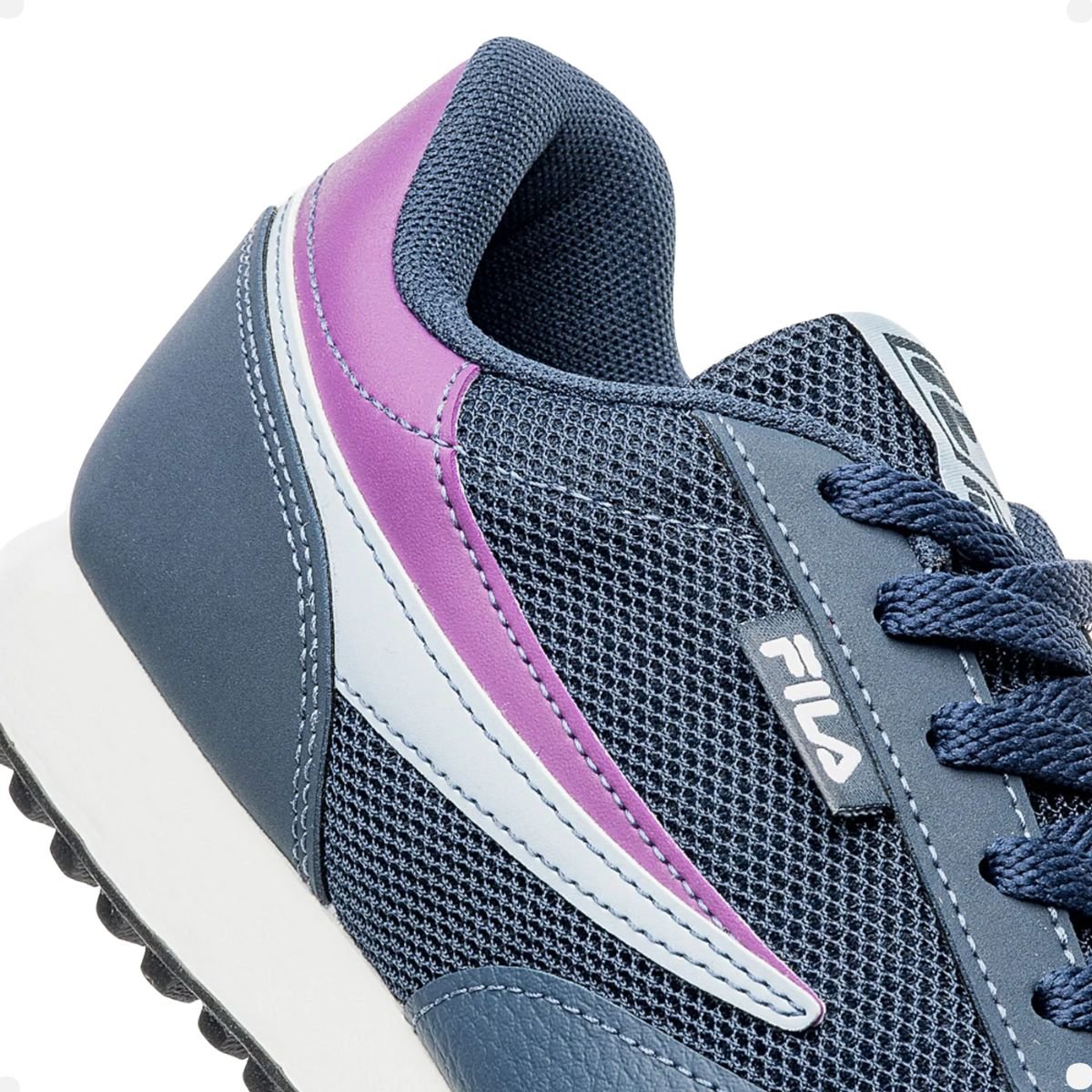 Tenis Casual Fem Fila Renno Classic F02l00259-6663 Azul 4