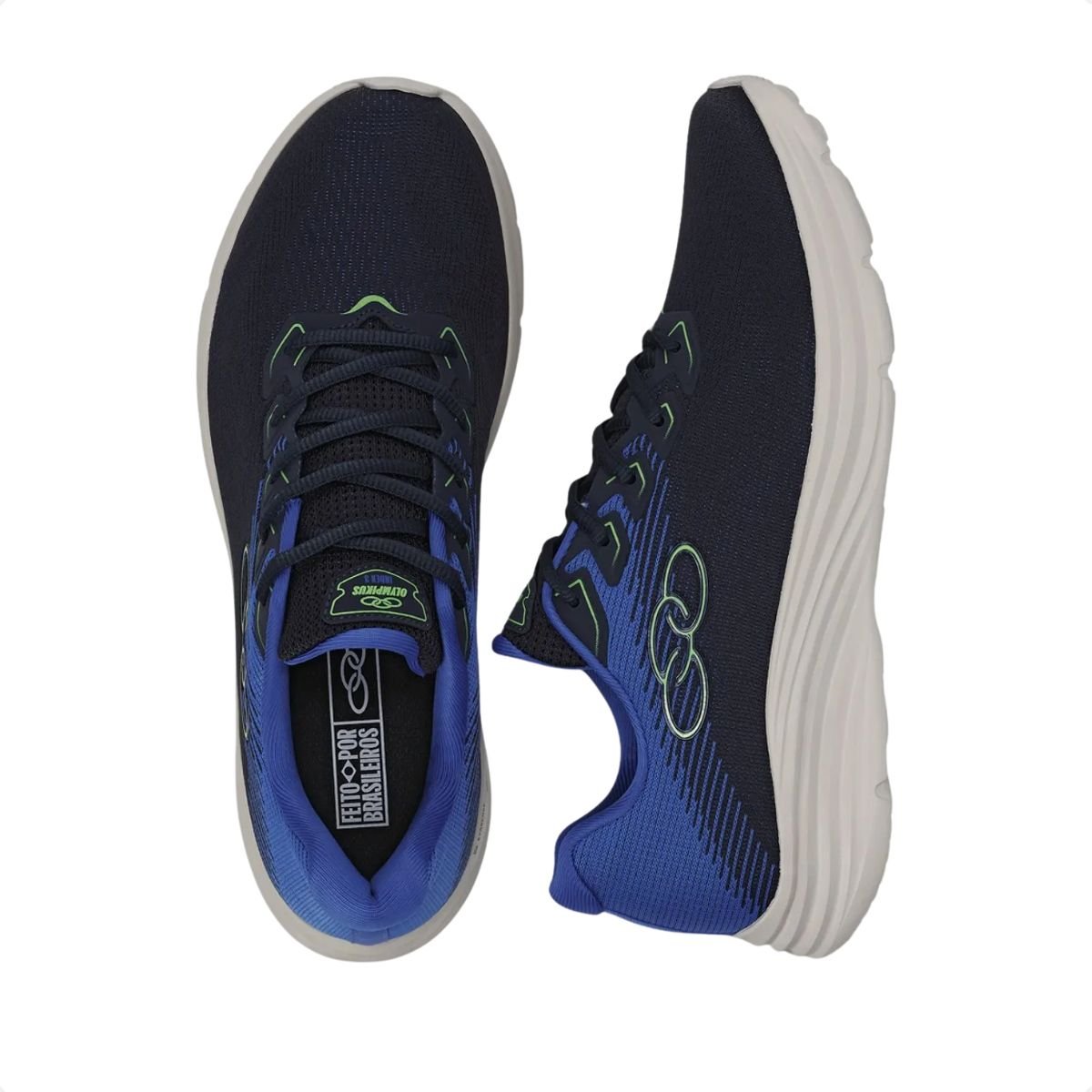 Tênis Running Masculino Index 3 Olympikus Azul Azul 3