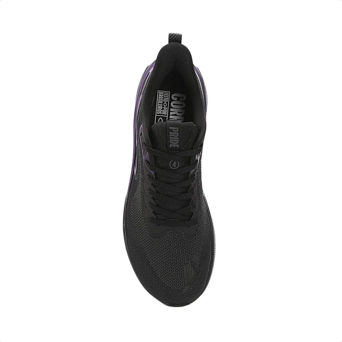 Tênis Running Masculino Olympikus Pride 4 Preto Preto/Roxo