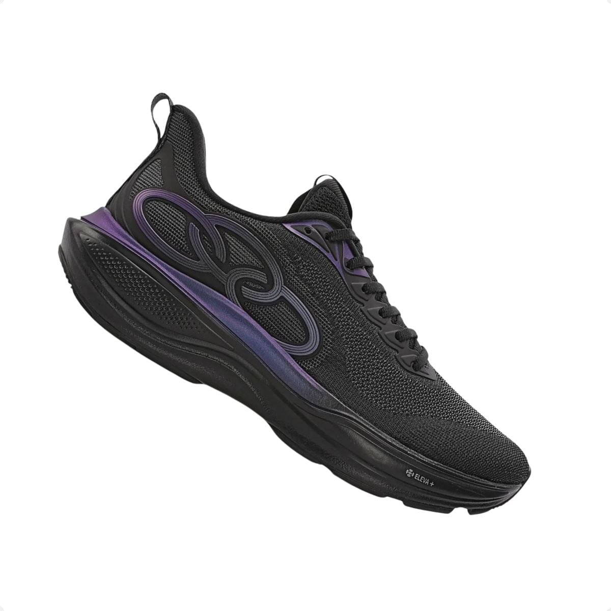 Tênis Running Masculino Olympikus Pride 4 Preto Preto/Roxo