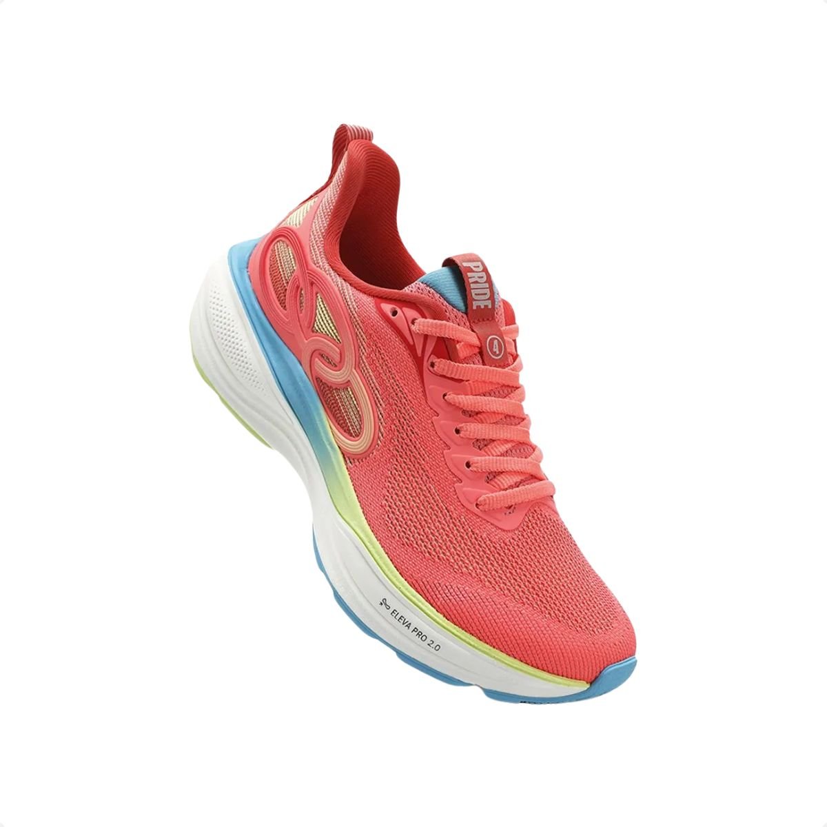 Tênis Running Feminino Olympikus Pride 4 Coral Rosa 2