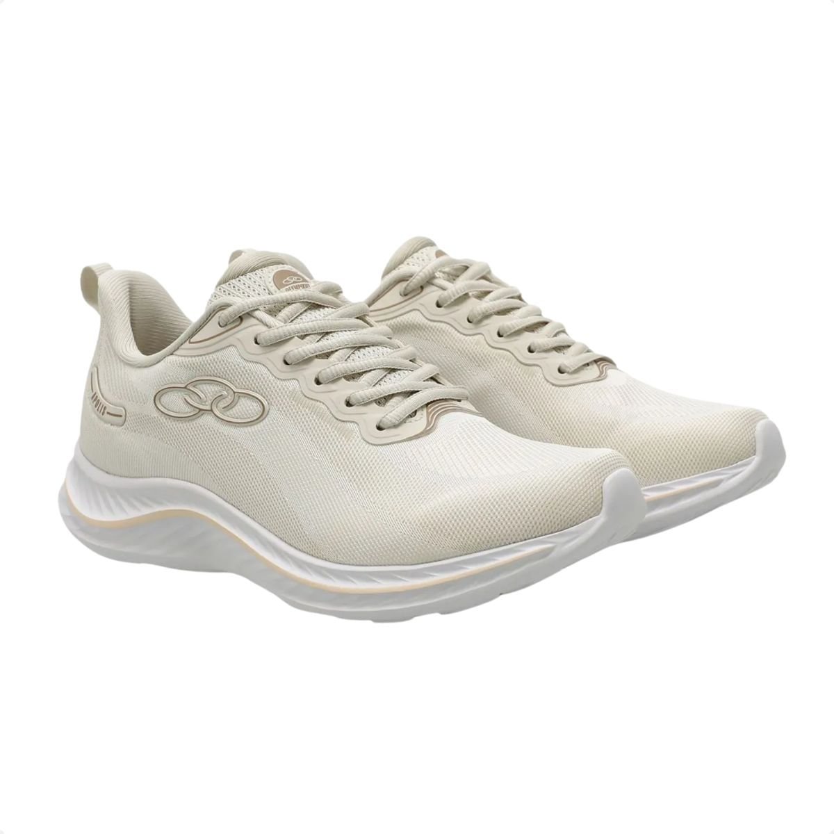 Tênis Running Feminino Olympikus Apolis Bege Arenito 2