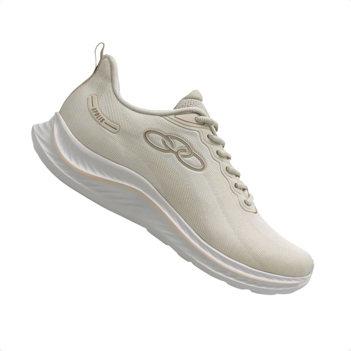 Tênis Running Feminino Olympikus Apolis Bege Arenito 6