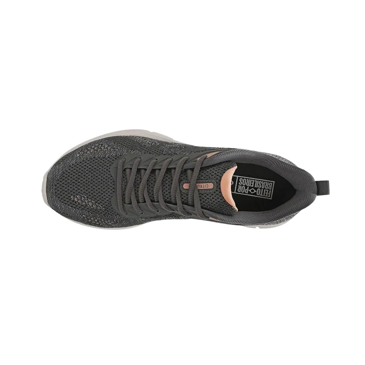 Tenis Running Fem Running Olympikus Citrus 2 Cinza Cinza 6