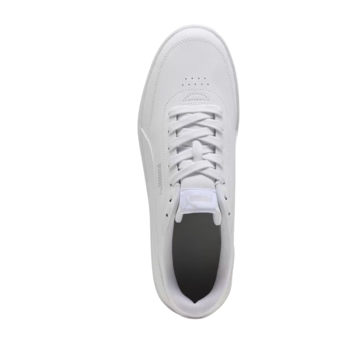 Tênis Casual Masculino Puma Court Classic Clean Bdp Branco Branco 5