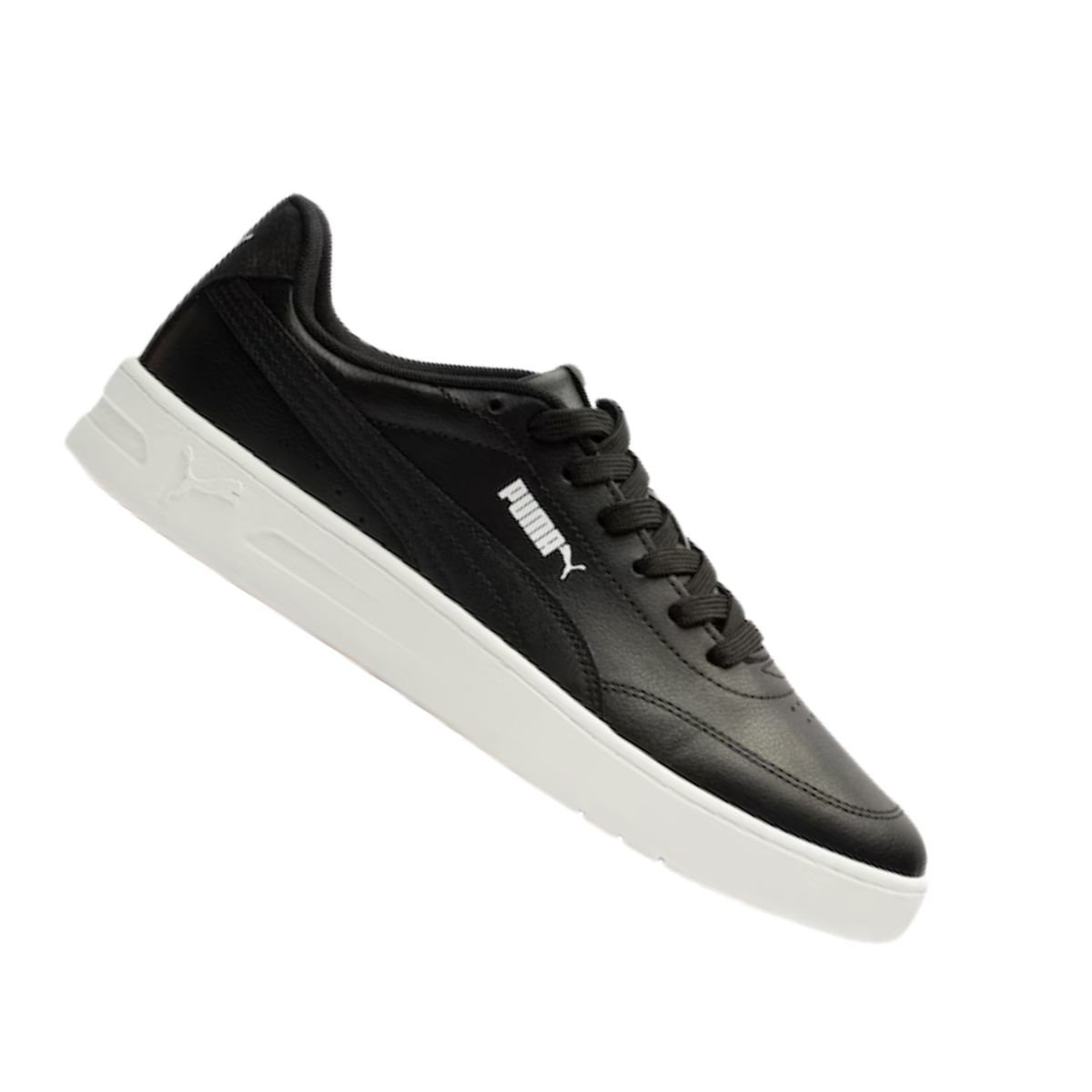 Tênis Casual Masculino Puma Court Classic Clean Bdp Preto Black/White 7
