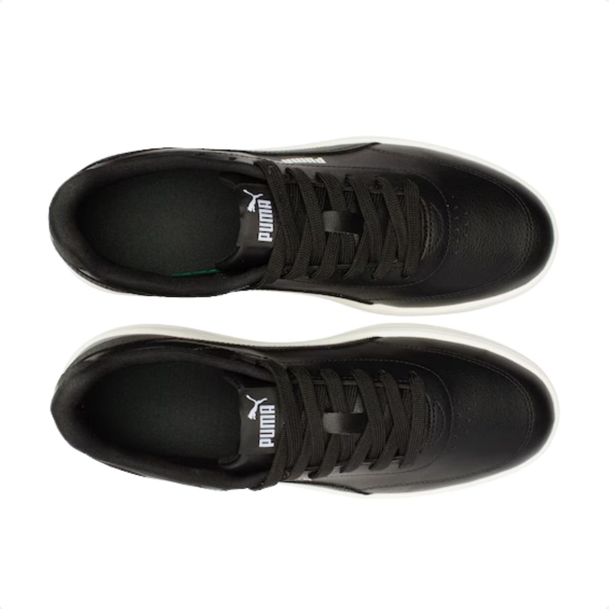 Tênis Casual Masculino Puma Court Classic Clean Bdp Preto Black/White 3