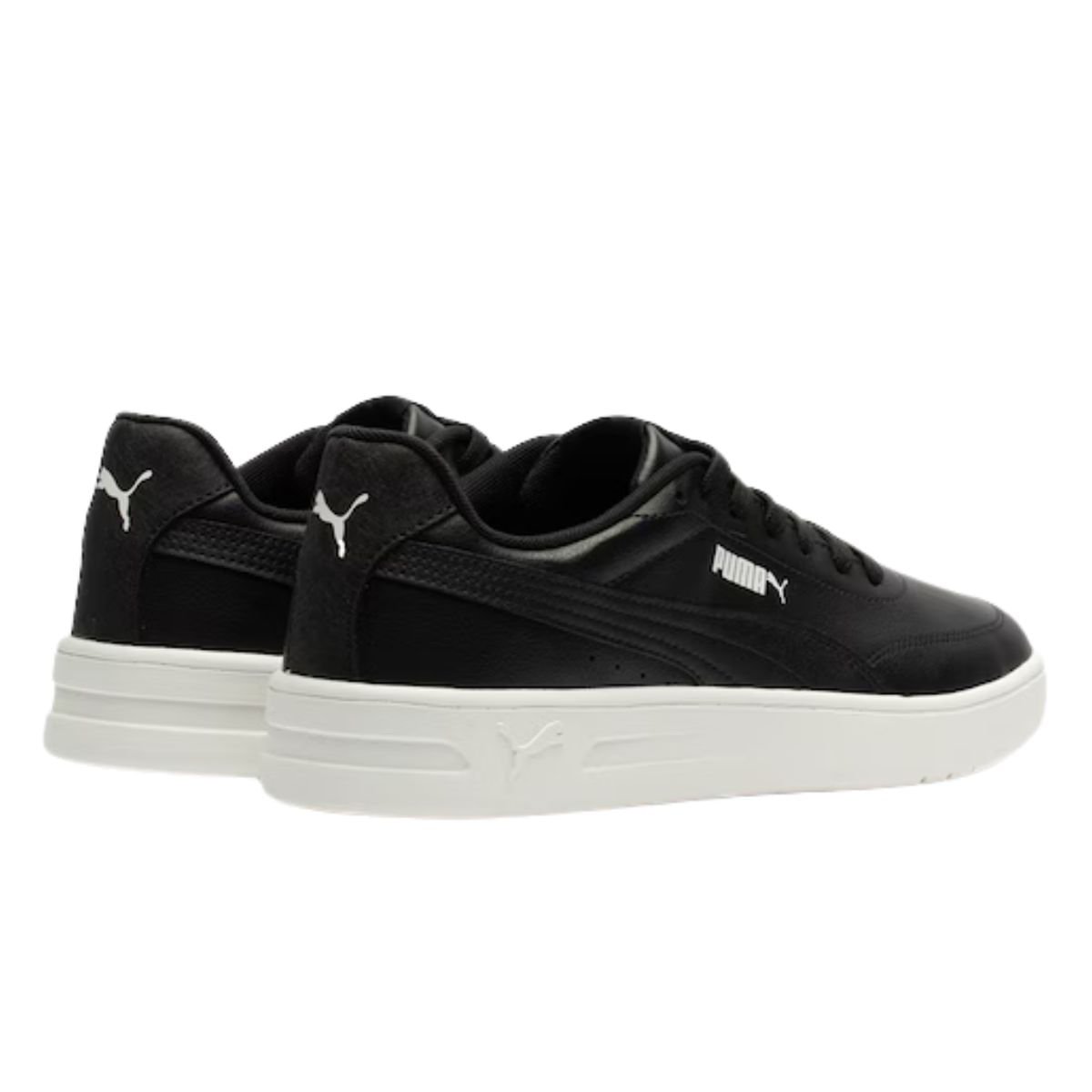 Tênis Casual Masculino Puma Court Classic Clean Bdp Preto Black/White 6
