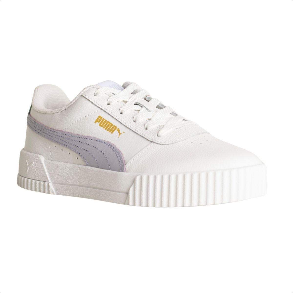 Tênis Casual Feminino Puma Carina L Bdp Branco Branco 2