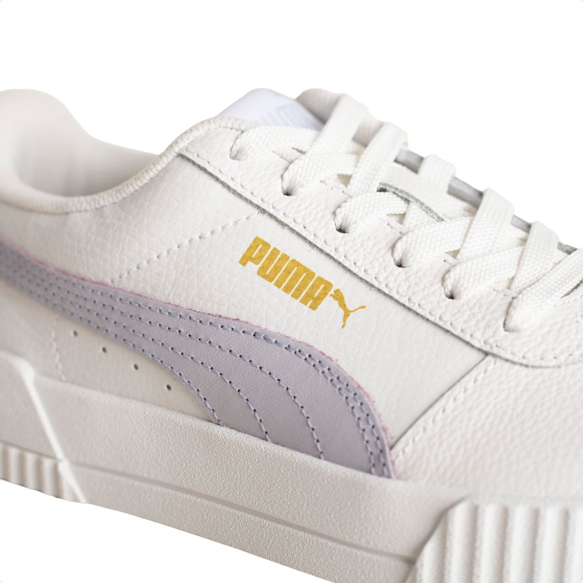 Tênis Casual Feminino Puma Carina L Bdp Branco Branco 3