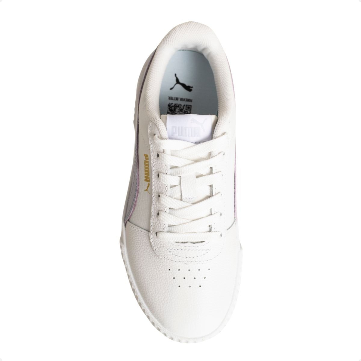 Tênis Casual Feminino Puma Carina L Bdp Branco Branco 6